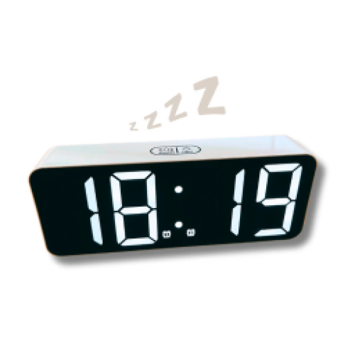 CLOXON® LED Wecker: USB-Ladeanschluss, Großes Display, Lauter Alarm & Datumstemperaturanzeige