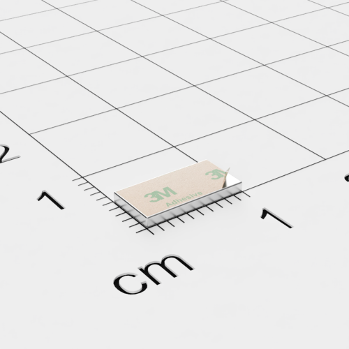 selbstklebende Neodym Magnete Quader 20x10x2mm, N45, für